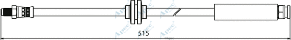 Brake Hose (HOS3968)