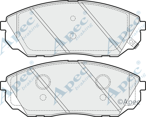 Brake Pad Set, disc brake (PAD1556)