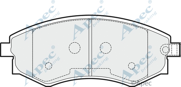 Brake Pad Set, disc brake (PAD1504)