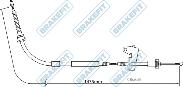 Cable Pull, parking brake (BBC3297)