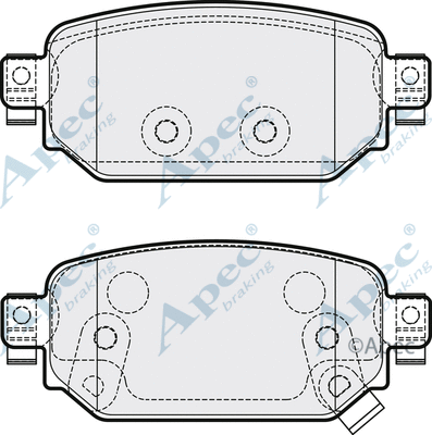 Brake Pad Set, disc brake (PAD2241)