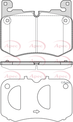 Brake Pad Set, disc brake (PAD2344)