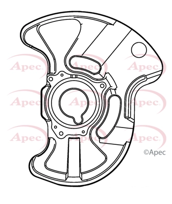 Splash Guard, brake disc (ASG1167)