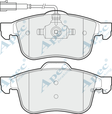 Brake Pad Set, disc brake (PAD1480)