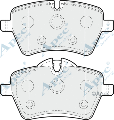 Brake Pad Set, disc brake (PAD1577)