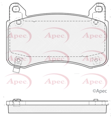 Brake Pad Set, disc brake (PAD2496)