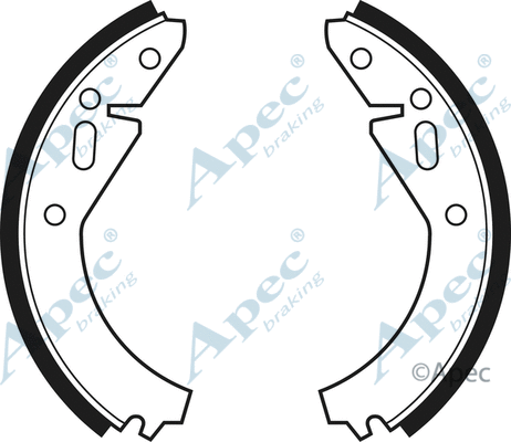 Brake Shoe Set (SHU12)