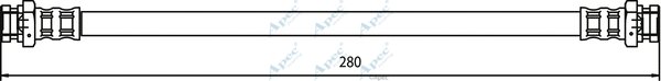 Brake Hose (HOS3658)