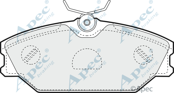 Brake Pad Set, disc brake (PAD1141)