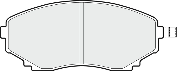 Brake Pad Set, disc brake (PD3449)