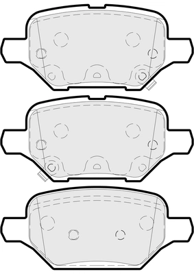 Brake Pad Set, disc brake (PD3915)