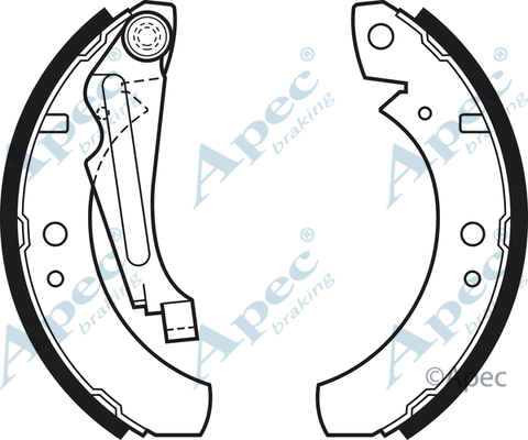 Brake Shoe Set (SHU88)