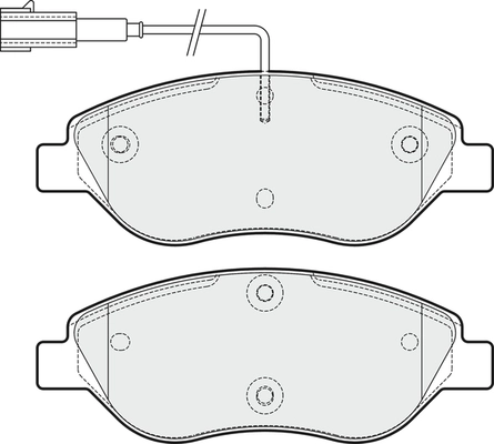 Brake Pad Set, disc brake (PD3555)