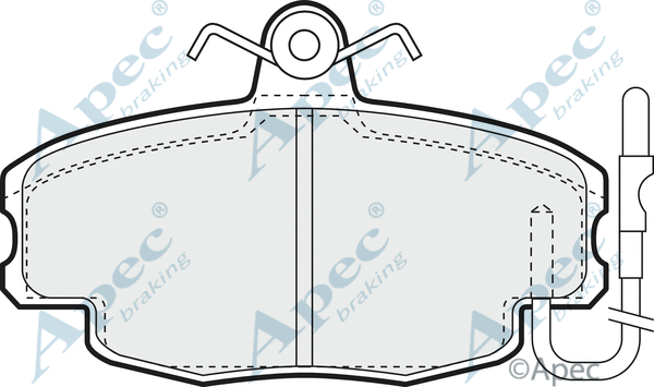 Brake Pad Set, disc brake (PAD391)