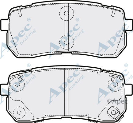 Brake Pad Set, disc brake (PAD2091)