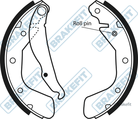 Brake Shoe Set (BSH1005)