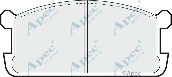 Brake Pad Set, disc brake (PAD366)