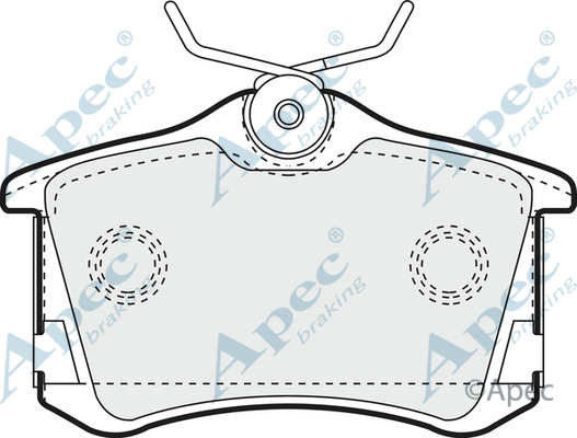 Brake Pad Set, disc brake (PAD1249)