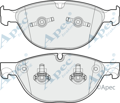 Brake Pad Set, disc brake (PAD1757)