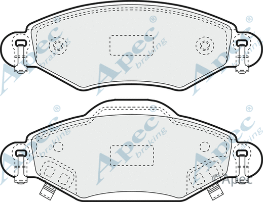 Brake Pad Set, disc brake (PAD1315)