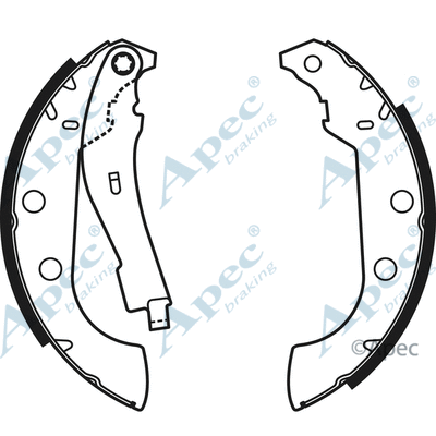 Brake Shoe Set (SHU596)