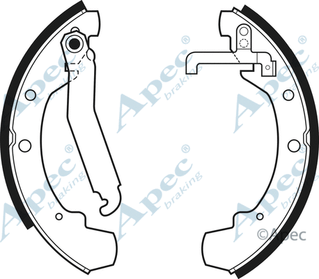 Brake Shoe Set (SHU469)