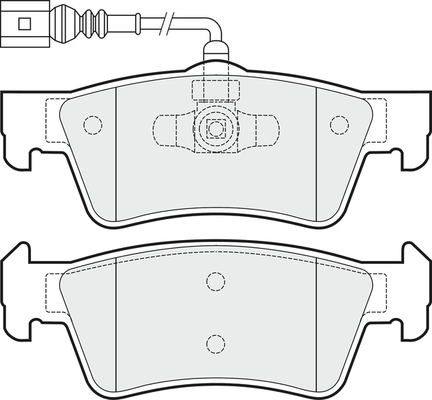 Brake Pad Set, disc brake (PD3633)