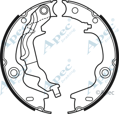 Brake Shoe Set, parking brake (SHU743)