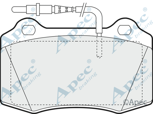 Brake Pad Set, disc brake (PAD994)