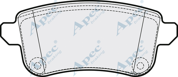 Brake Pad Set, disc brake (PAD2119)