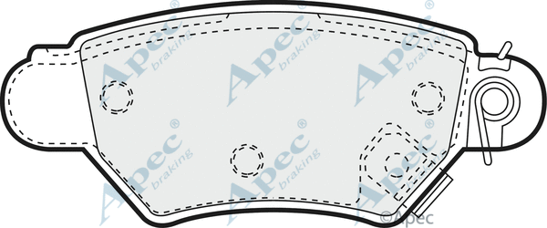 Brake Pad Set, disc brake (PAD1024)