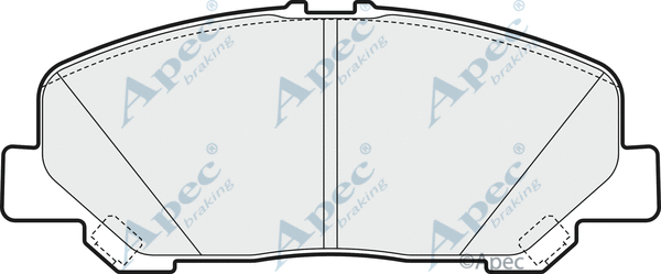 Brake Pad Set, disc brake (PAD1580)