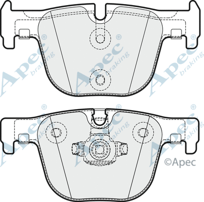 Brake Pad Set, disc brake (PAD1884)