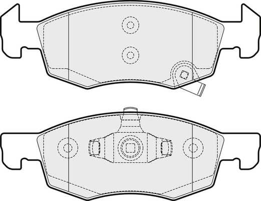 Brake Pad Set, disc brake (PD3383)