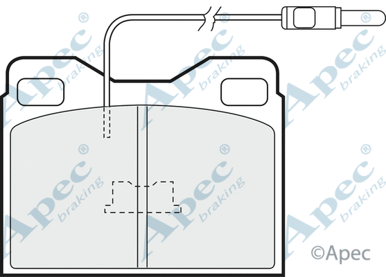 Brake Pad Set, disc brake (PAD621)