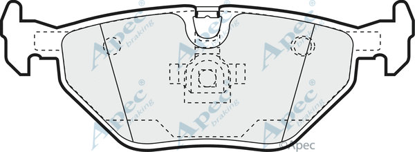 Brake Pad Set, disc brake (PAD1045)