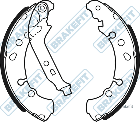 Brake Shoe Set (BSH1065)