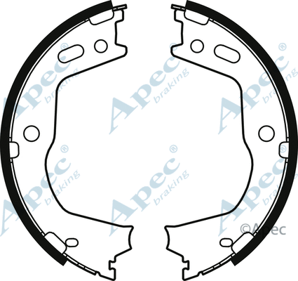Brake Shoe Set, parking brake (SHU816)