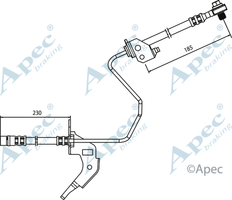 Brake Hose (HOS3689)