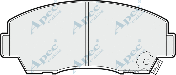 Brake Pad Set, disc brake (PAD501)