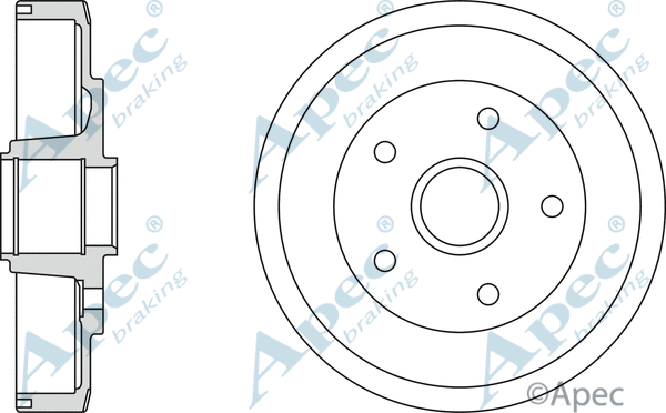 Brake Drum (DRM9134)