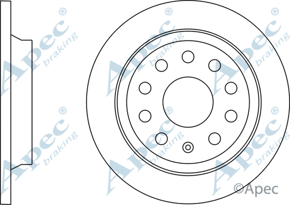 Brake Disc (DSK3057)