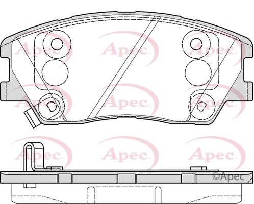 Brake Pad Set, disc brake (PAD2336)