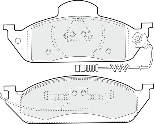 Brake Pad Set, disc brake (PD3504)