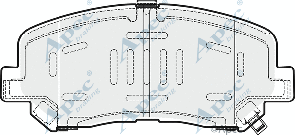Brake Pad Set, disc brake (PAD1915)
