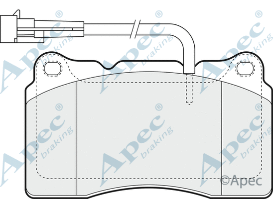 Brake Pad Set, disc brake (PAD1424)