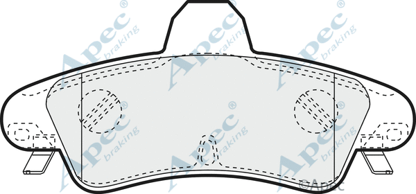 Brake Pad Set, disc brake (PAD1363)