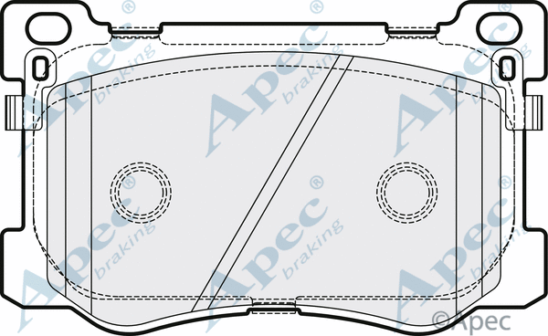 Brake Pad Set, disc brake (PAD2071)