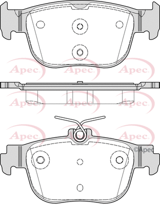 Brake Pad Set, disc brake (PAD2335)