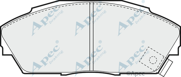 Brake Pad Set, disc brake (PAD704)